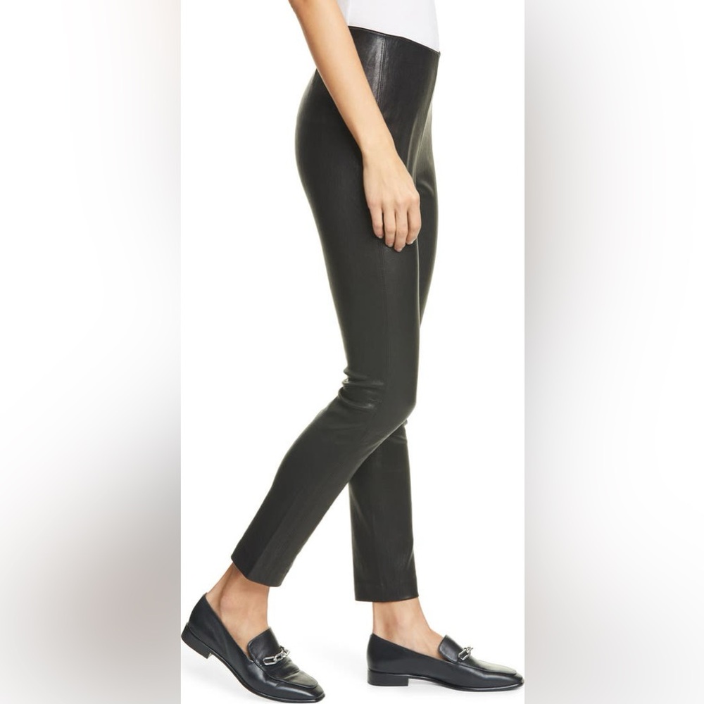 rag & bone Simone Black Leather Pants 2
